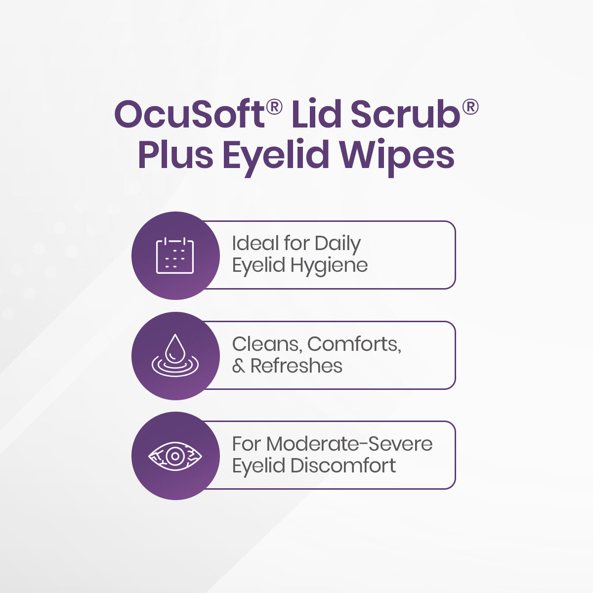 Ocusoft Lid Scrub Plus 30 Pre-Moistened Pads