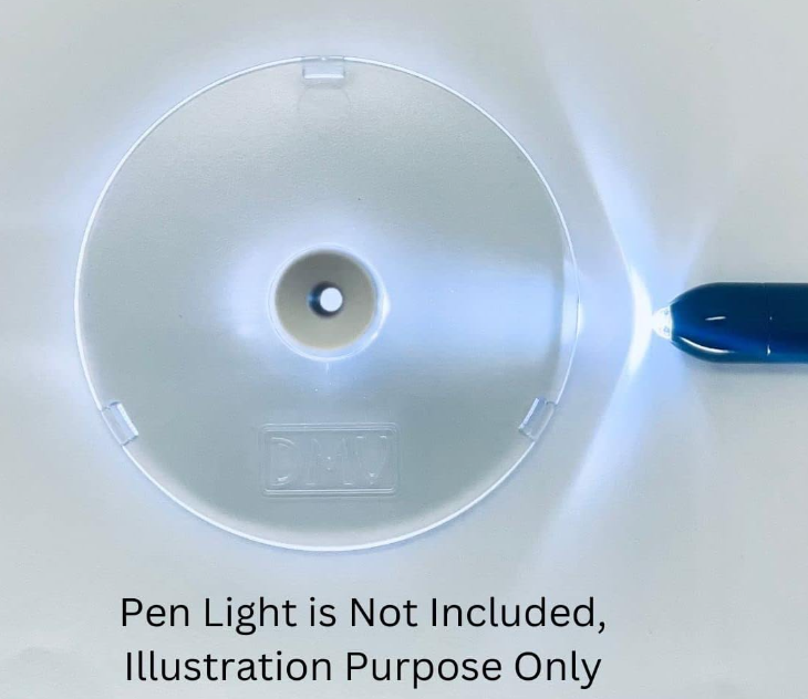 DMV Scleral Contact Lens Inserter Stand for Easy insertion (1 DMV Vented Scleral Cup + Stand)