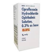 Ciprofloxacin Ophthalmic Solution 0.3%, 2.5mL- Sandoz