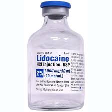 Lidocaine Injection 2%, 50mL