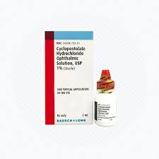 Cyclopentolate 1% ophthalmic solution 2mL bottle by Bausch & Lomb ‚Äì prescription eye drops for pupil dilation and cycloplegia ‚Äì Vision Rescue.