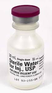 Diluent Sterile Water for Injection, 10ml, SDV, PF, 25/box