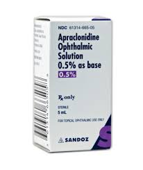 Apraclonidine, 0.5%, 5mL (Iopidine) Sandoz