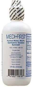 Sterile eye wash solution 4 oz squeeze bottle ‚Äì buffered isotonic solution for emergency eye irrigation ‚Äì Vision Rescue.