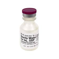 Diluent Sterile Water for Injection, 10mL, SDV, PF, Single Dose Vial