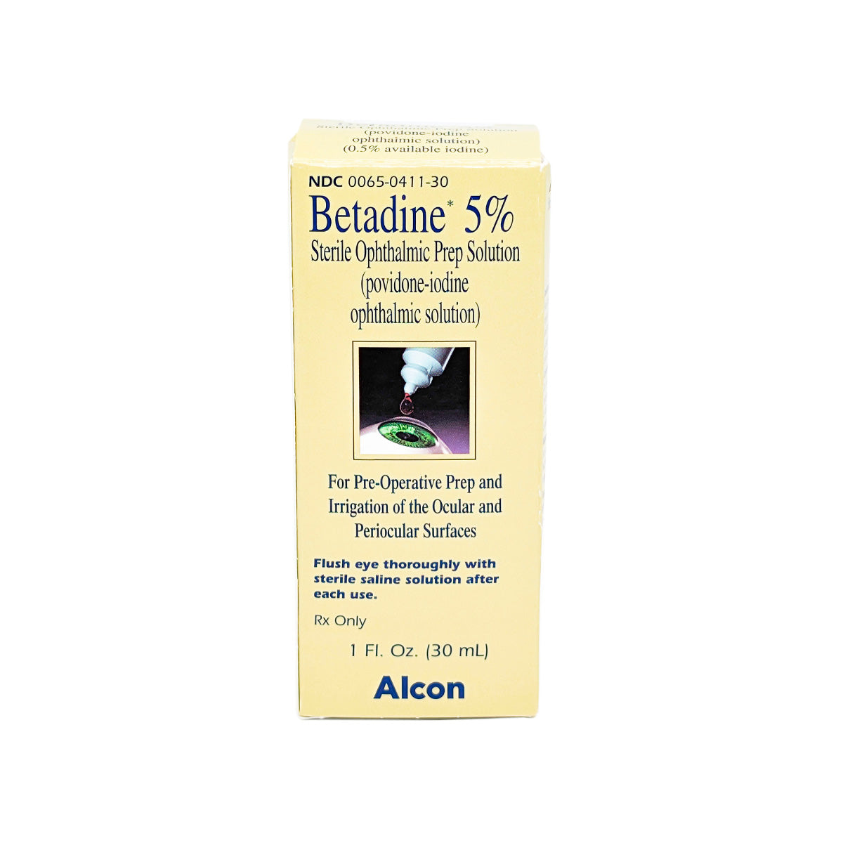 Betadine Ophthalmic Solution, 5%, 30mL, Alcon