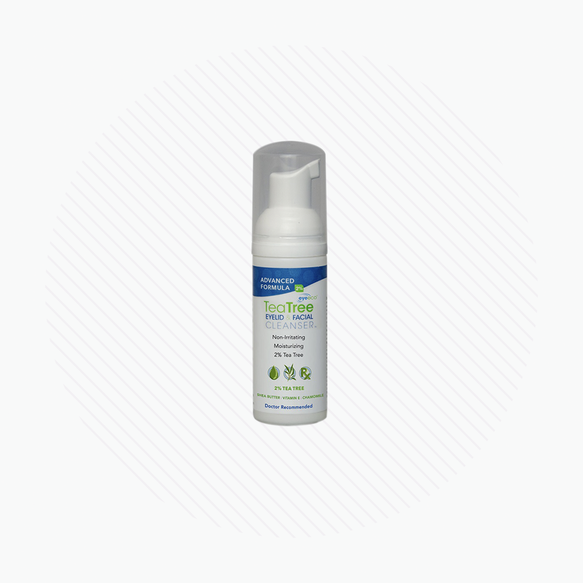 Advanced Formula 2% Tea Tree Eyelid Foam & Facial Cleanser (2 Sizes)