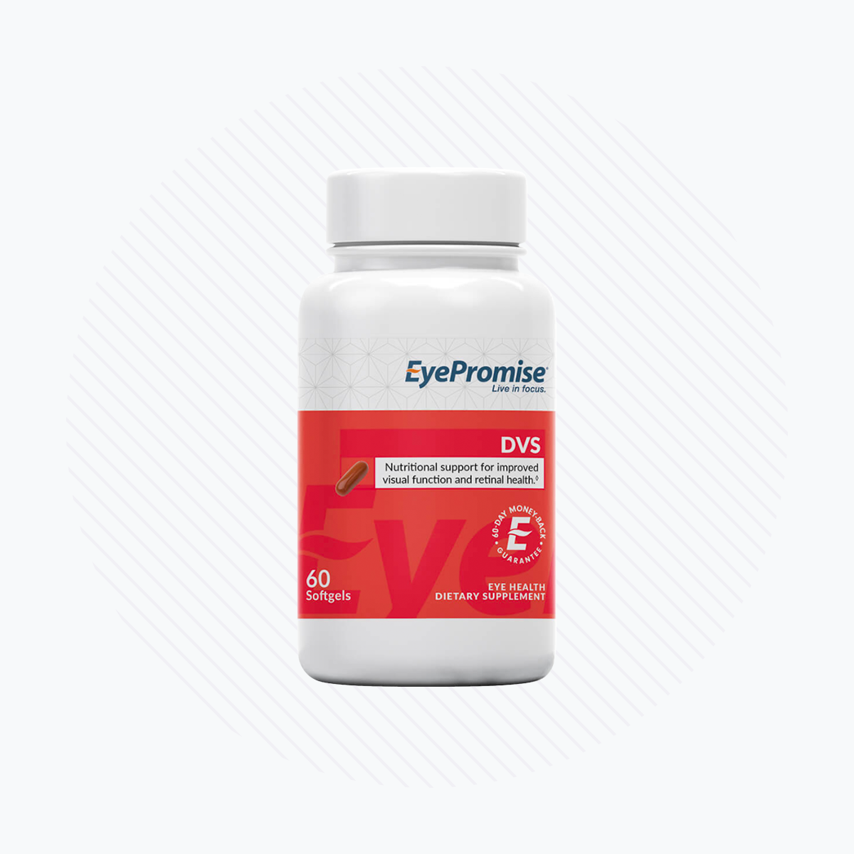 EyePromise DVS Eye Vitamin, Retinal Support for Diabetic Retinopathy - 60 Ct