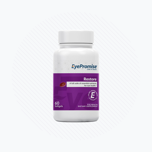 EyePromise Restore - 60 Softgel with Lutein, Vitamin C, Vitamin D, Vitamin E, Omega-3 Fish Oil, and Zeaxanthin