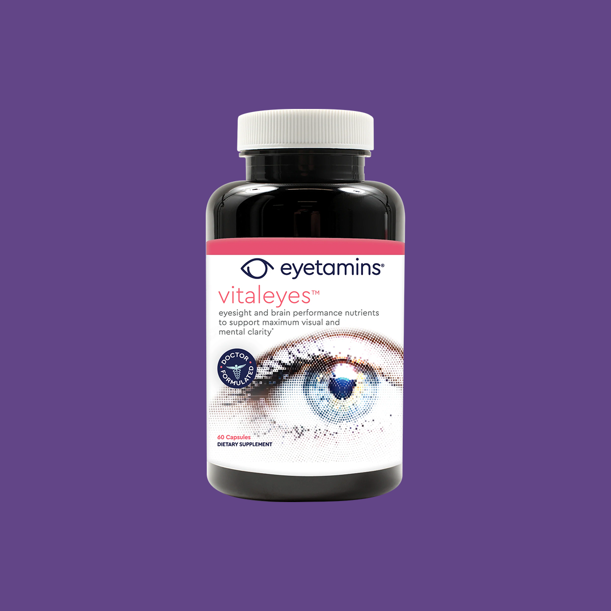 Eyetamins Vitaleyes Eye and Brain Health Supplement - 60 Capsules