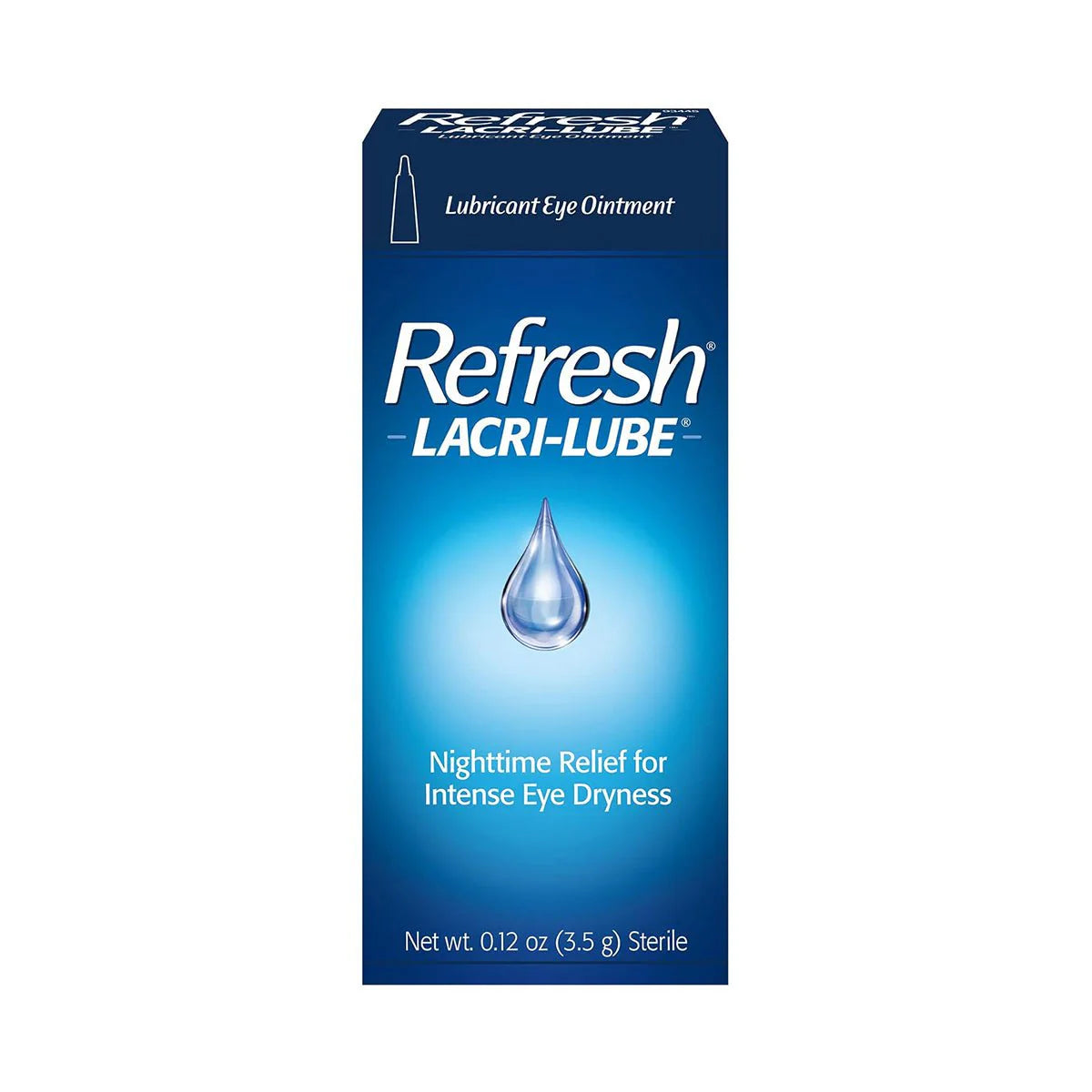 Refresh Lacri-Lube Lubricant Eye Ointment for Nighttime dryness (3.5g Tube)