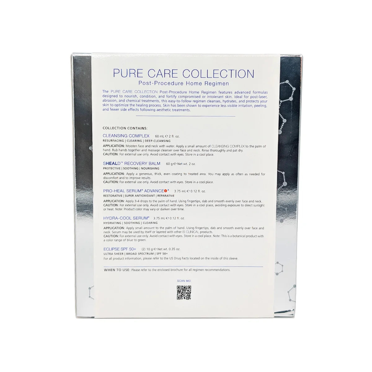 iS Clinical Pure Care Collection Post-Procedure Home Regimen