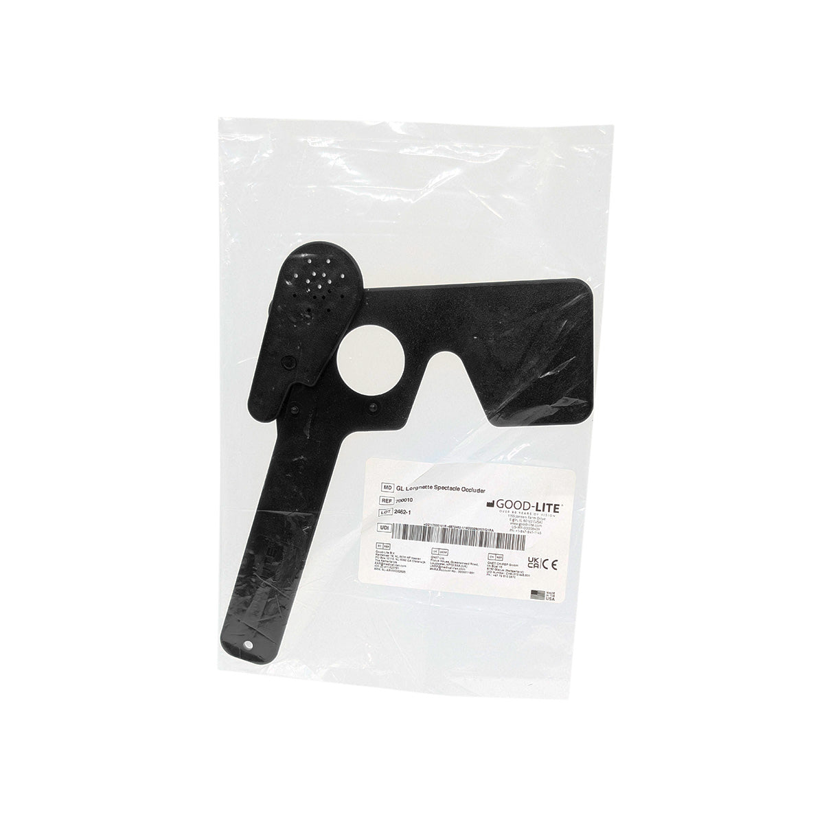 Occluder Lorgnette Mask Pinhole w/ Handle