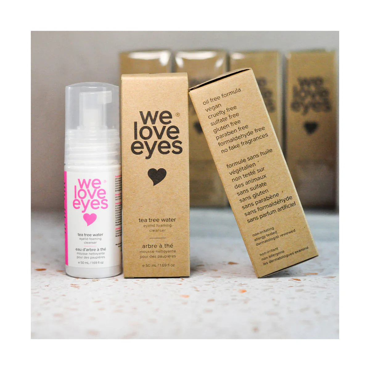 We Love Eyes Tea Tree Water Eyelid Foaming Cleanser (50mL)