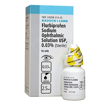 Flurbiprofen Sodium Topical Solution 0.03% , 2.5 mL