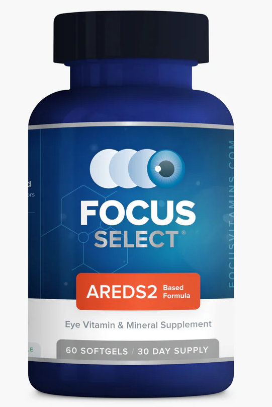 Focus Select Supplement - AREDS2 formula for Macular Degeneration (60ct. 30 Day Supply)