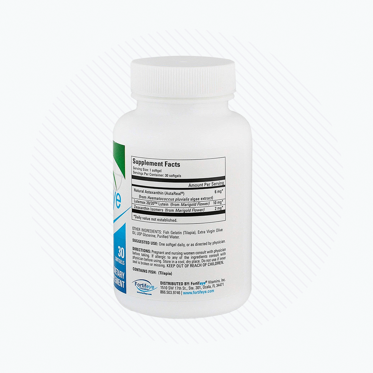 Fortifeye Focus Eye Supplement -Triple Carotenoid (3x Bottles of 30)