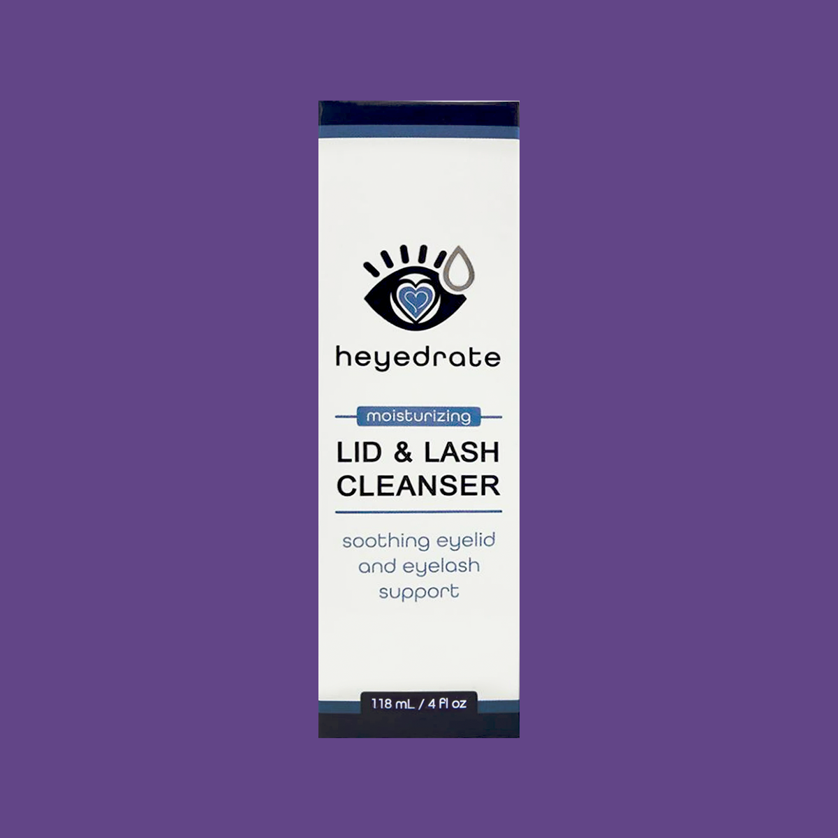 Heyedrate Lid & Lash Cleanser (4 oz Bottle, 4 Month Supply)