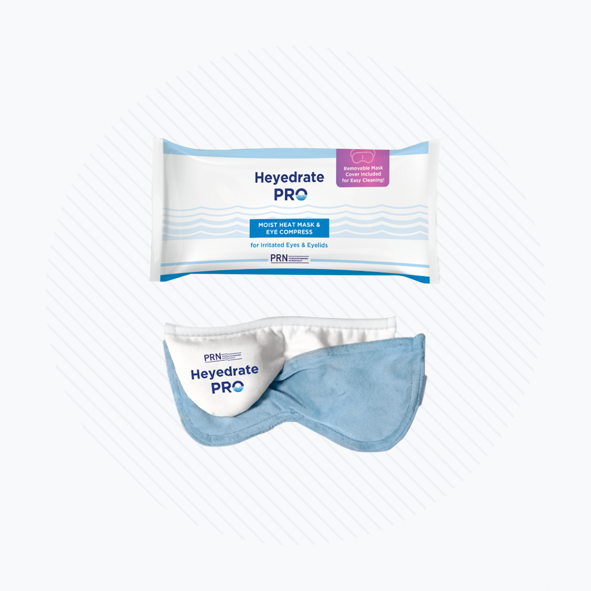 Heyedrate Pro by PRN Heat Mask with Cover for Dry Eyes