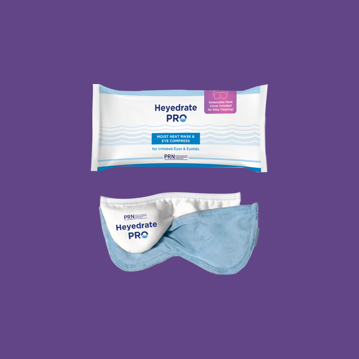 Heyedrate Pro by PRN Heat Mask with Cover for Dry Eyes