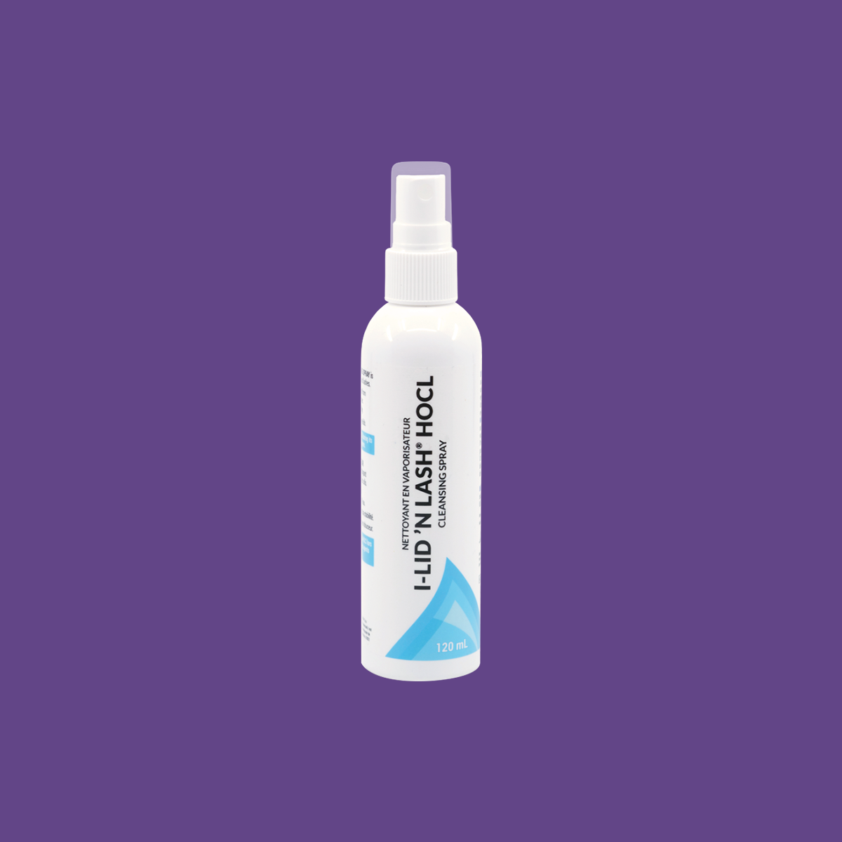 I-Lid ’N Lash HOCL Hypochlorous Cleaning Spray (120mL Bottle)