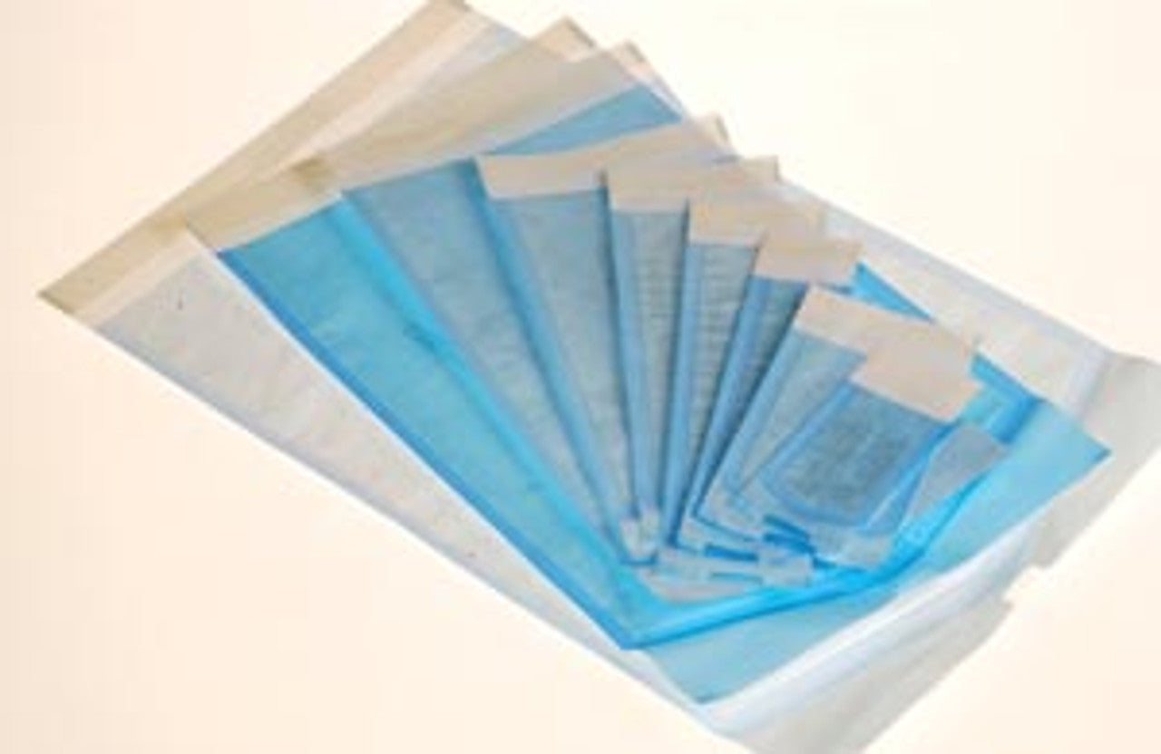 Sterilization Pouches, 5 1/4" x 10", 200/Box