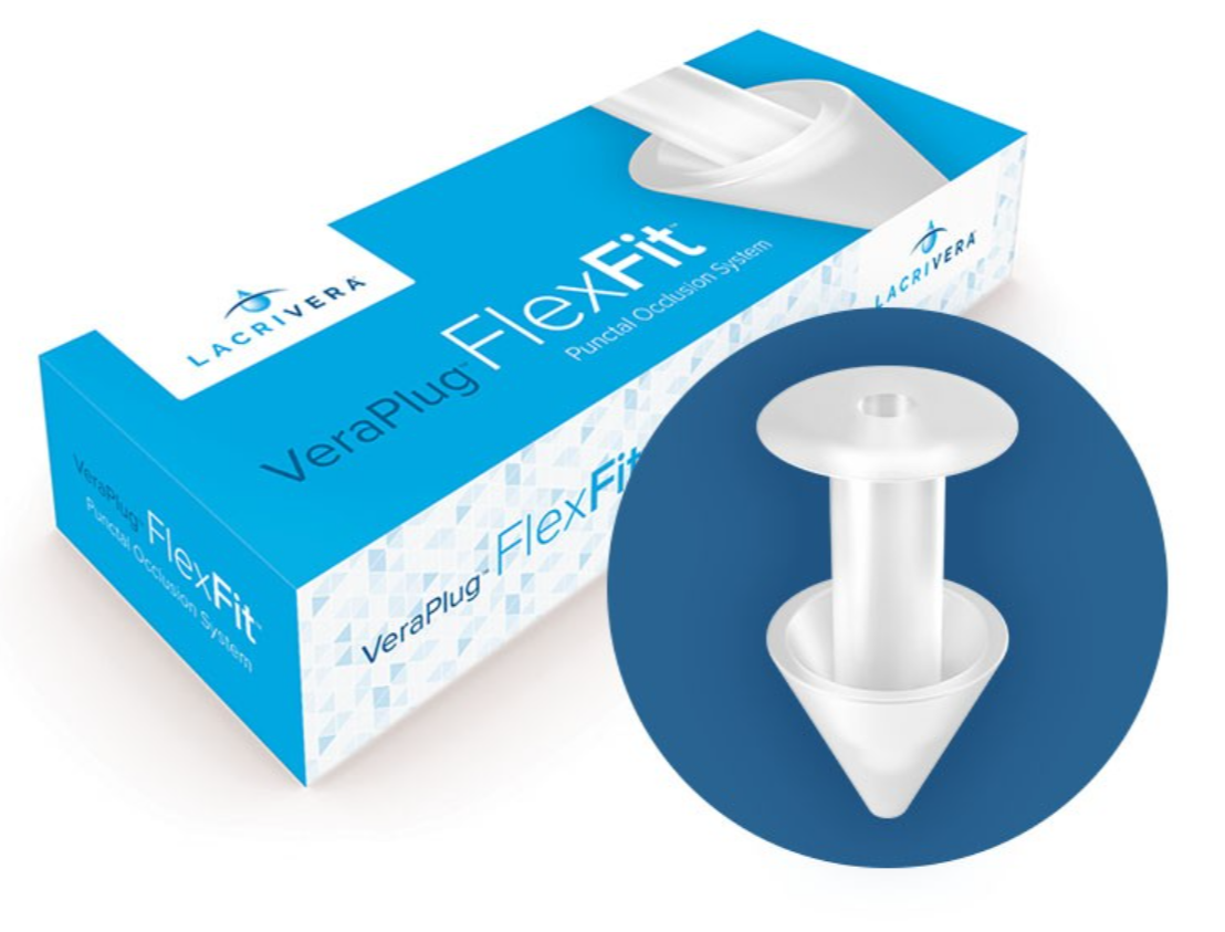 Lacrivera VeraPlug "FlexFit" Sterile Pre-loaded Punctal Occulders - 1 Pair Box