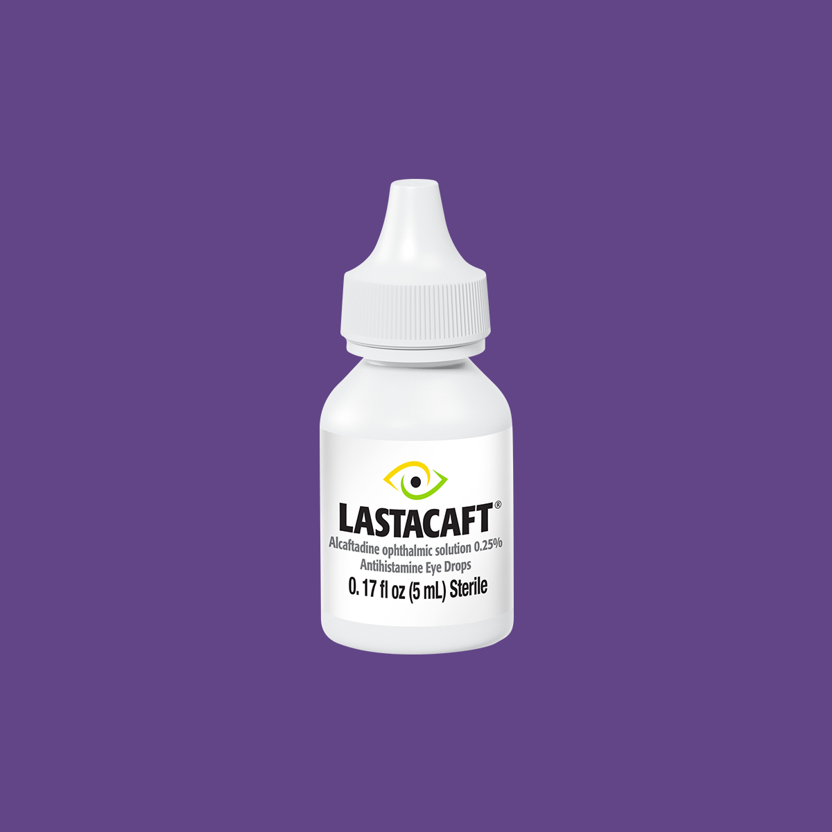 Lastacaft Once Daily Eye Allergy Itch Relief Drops (5mL 60 Day Bottle)
