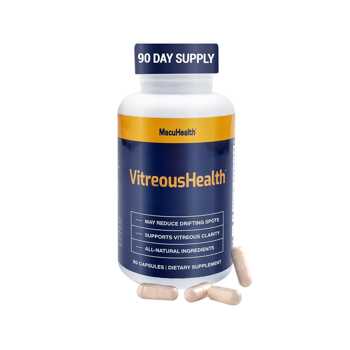 Vitreous Health by MacuHealth - Eye Floaters Formula (90ct - 90 day supply)