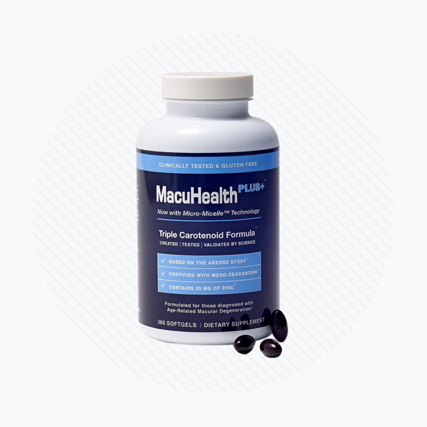 MacuHealth Plus+ Eye Supplement for Adults - Meso-Zeaxanthin, Lutein & Zeaxanthin, (90 Days Supply) Free 2-Day Shipping