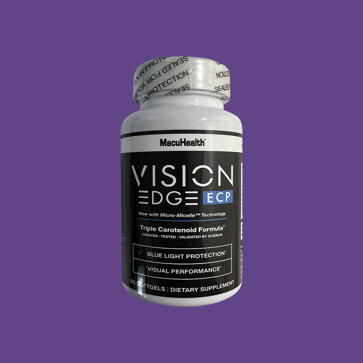 MacuHealth Vision Edge ECP Pro for Visual Enhancement - 90 Day Supply