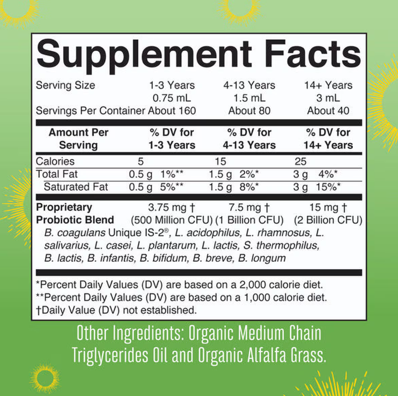 Mary Ruth's Organic Liquid Probiotic (4 oz)