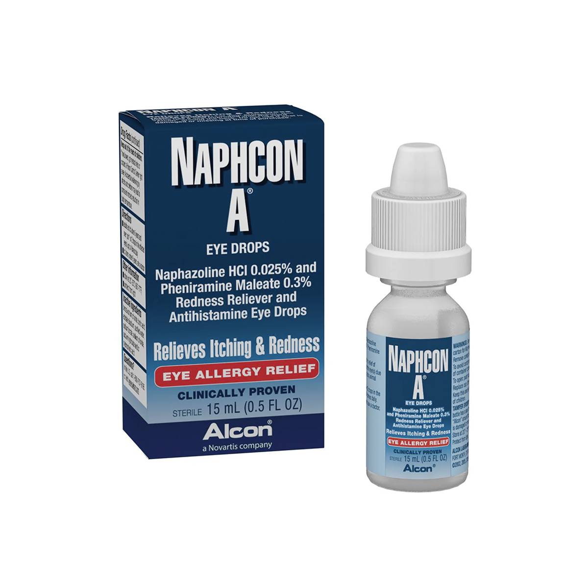 Naphcon A Redness Reliever Eye Drops with $3 Coupon (15mL)