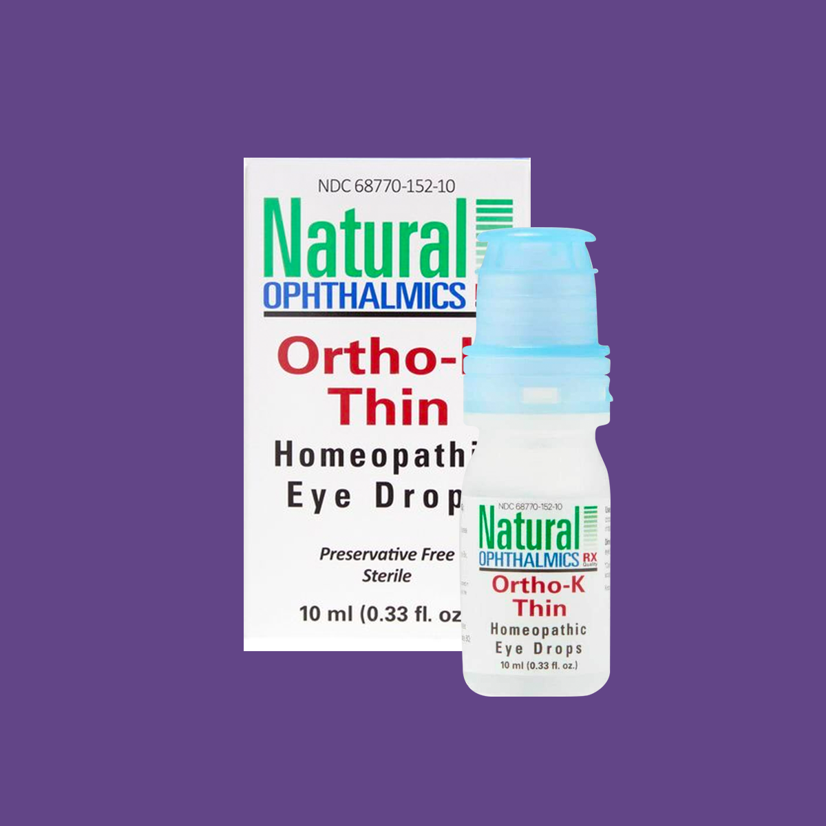 Natural Ophthalmics Ortho-K Thin (Daytime) Eye Drops (10ml)