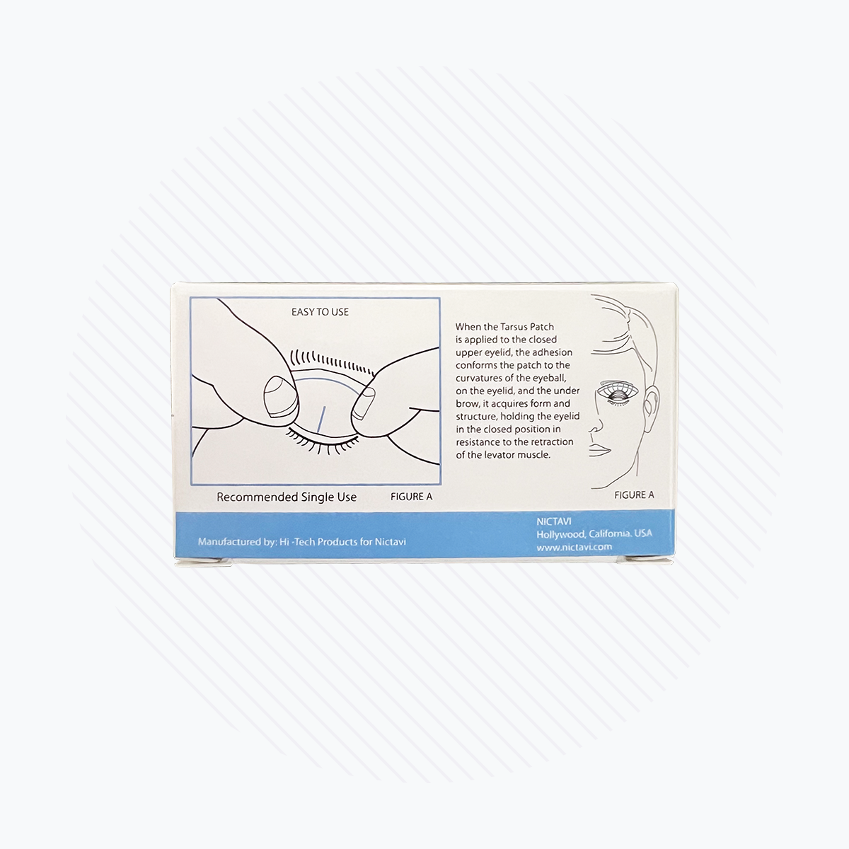 Nictavi Disposable Device for Nighttime Eye Lid Closure (15ct)