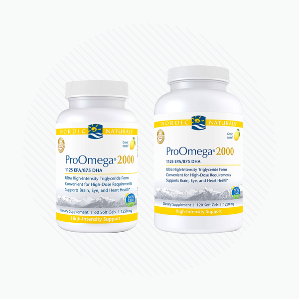 Nordic Naturals ProOmega 2000, Lemon Flavor - 2150 mg Omega-3 Soft Gels - Ultra High-Potency Fish Oil - EPA & DHA