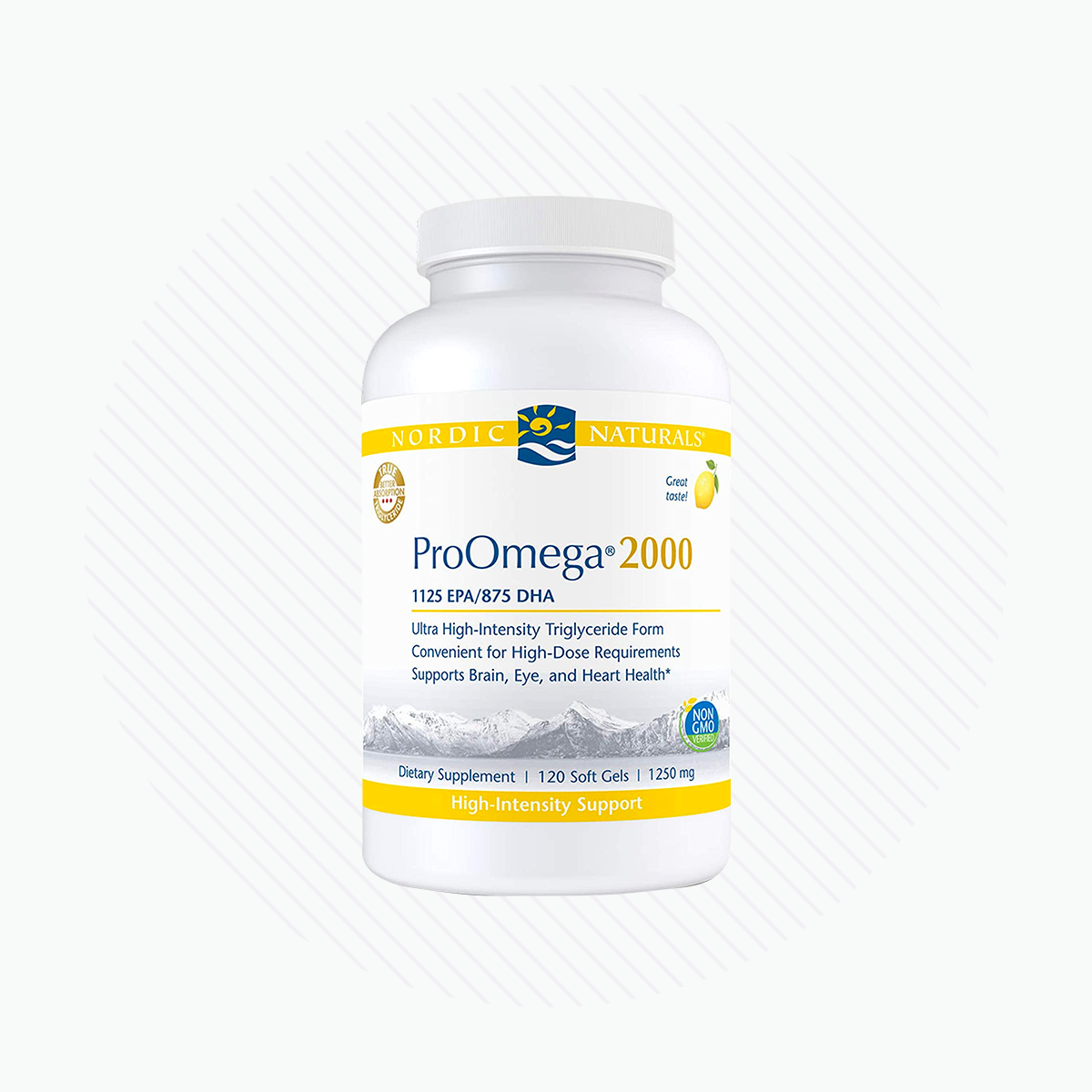 Nordic Naturals ProOmega 2000, Lemon Flavor - 2150 mg Omega-3 Soft Gels - Ultra High-Potency Fish Oil