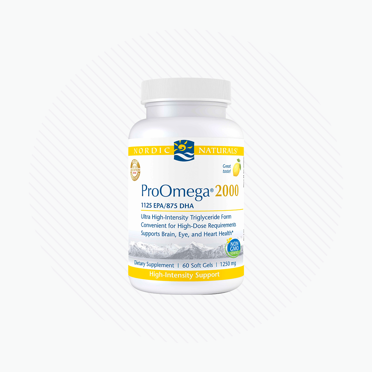 Nordic Naturals ProOmega 2000, Lemon Flavor - 2150 mg Omega-3 Soft Gels - Ultra High-Potency Fish Oil