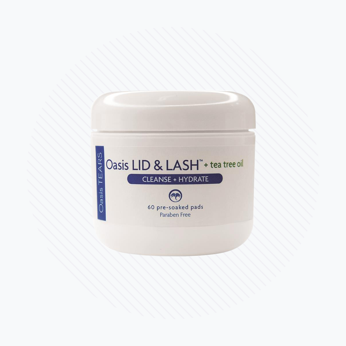 Oasis LID & LASH + Tea Tree Oil Eyelid & Lash Cleansing Wipes (60ct)