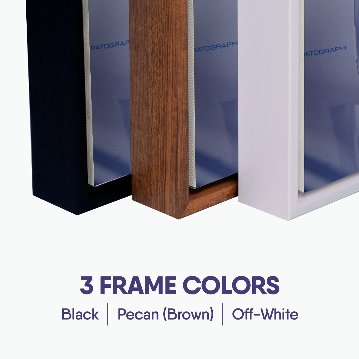 Framed Canvas Now Offering Dry Eye Products (3 Frame Colors)