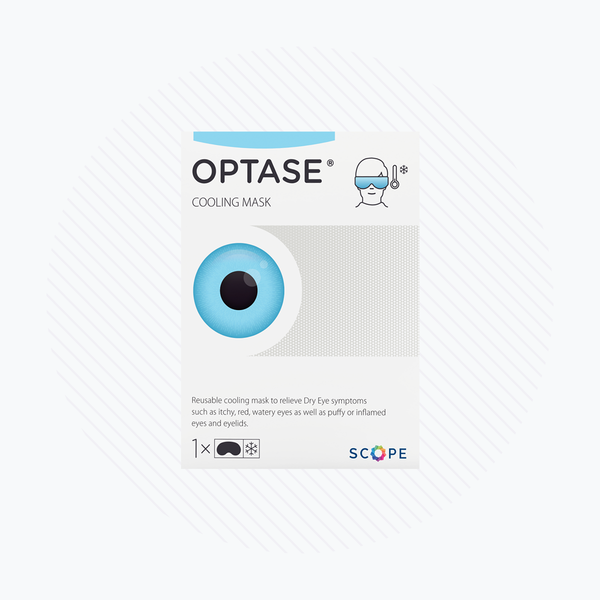 Optase Cooling Mask for Allergies and Puffy Eyes (Re-Usable)