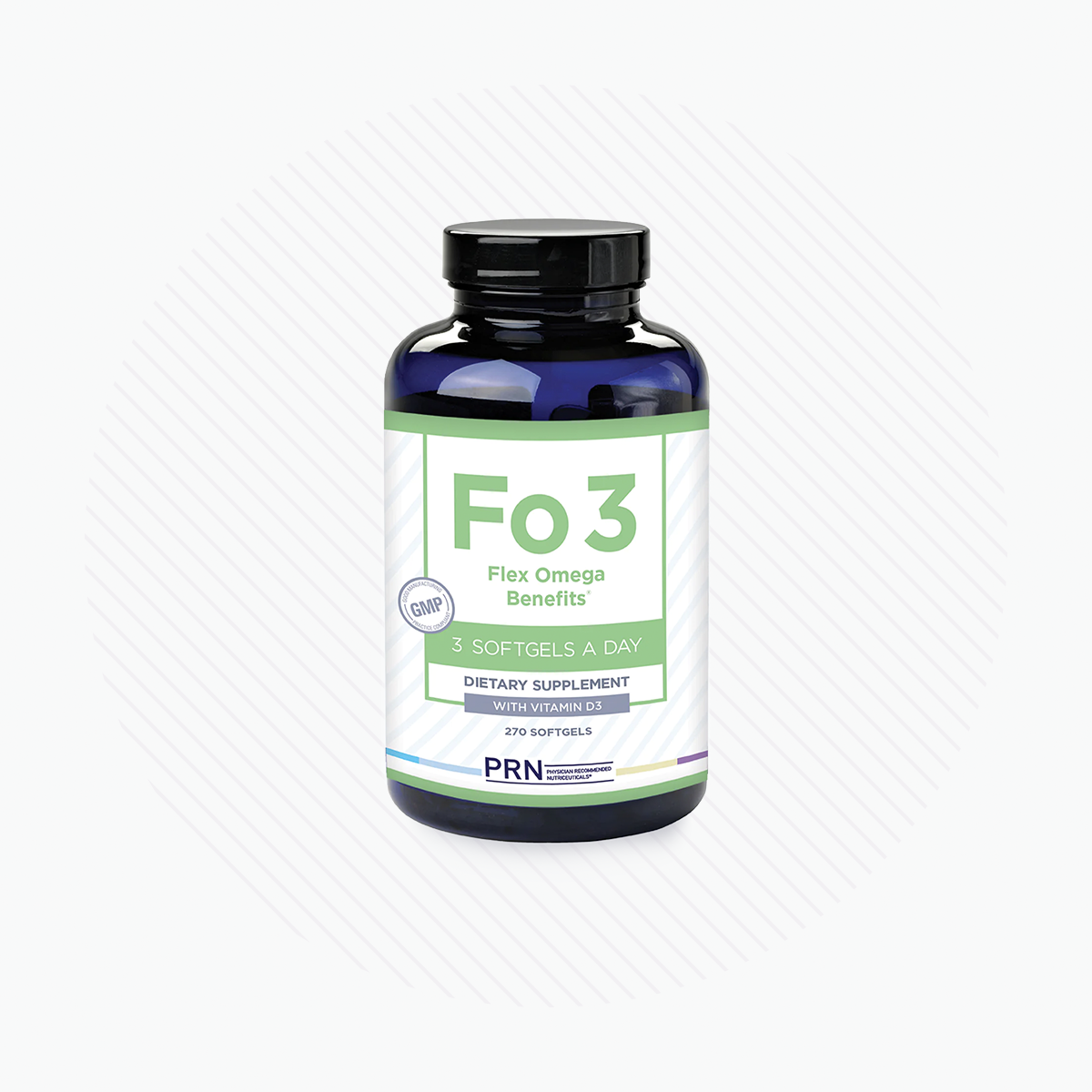 PRN Flex Omega Benefits FO3 with Vitamin D3 for Joint Health (270ct) 3-Month Supply