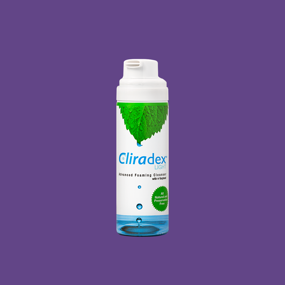 Cliradex Light Foam - Eyelash & Eyelid Cleanser - Tea Tree Oil Extract Foam