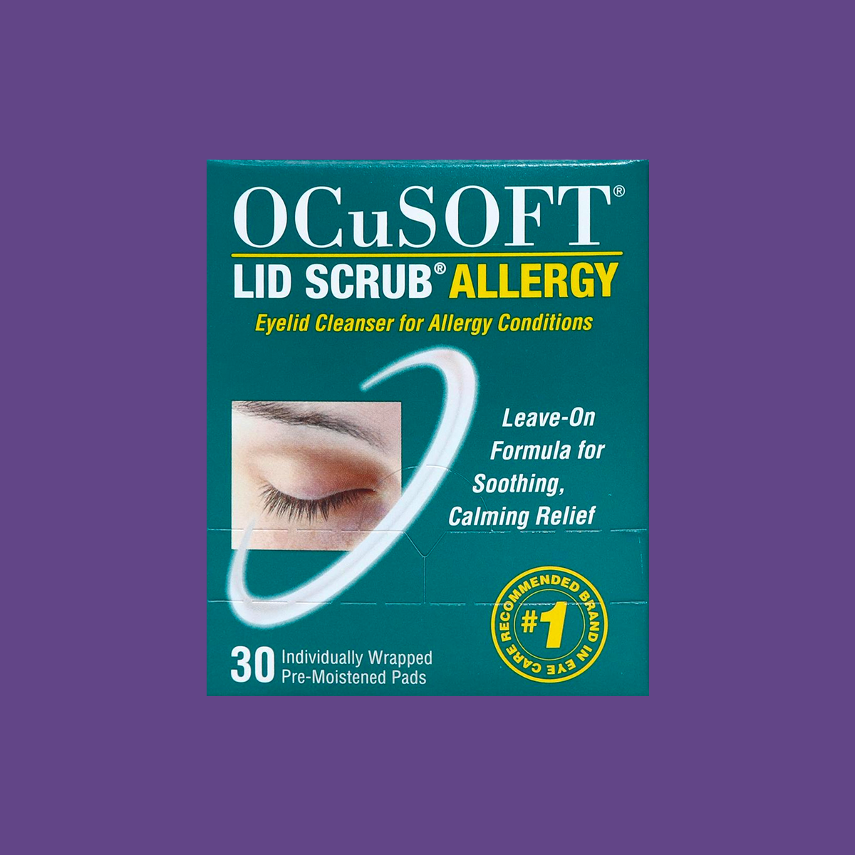 Ocusoft Lid Scrub  Allergy Eyelid Cleanser (30 Wipes)