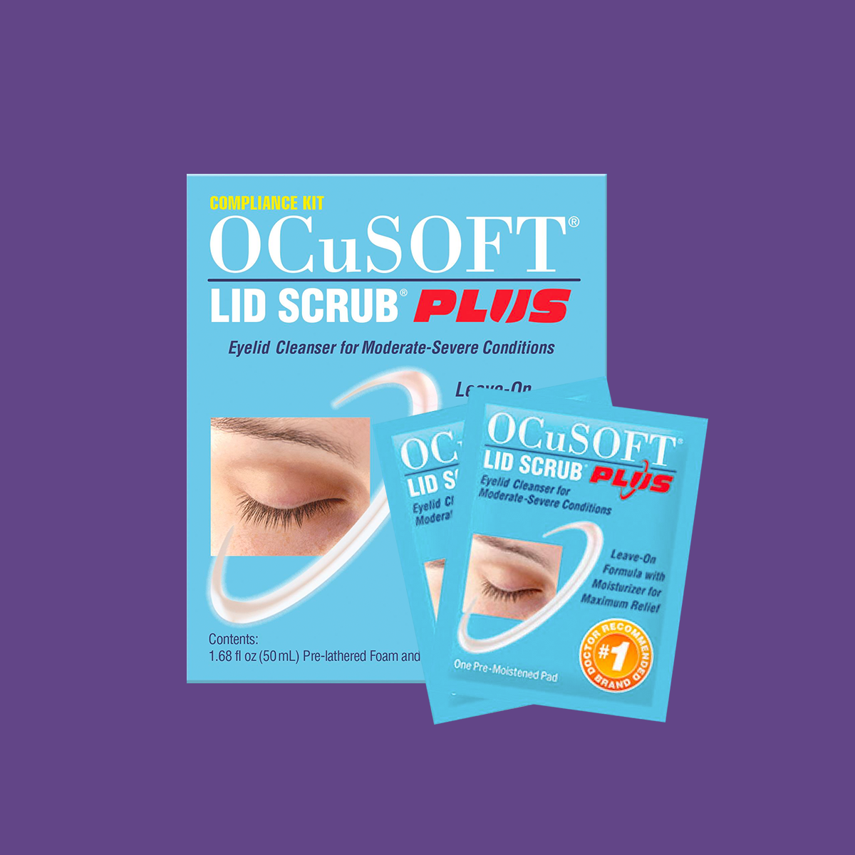 Ocusoft Lid Scrub Plus 30 Pre Moistened Pads 