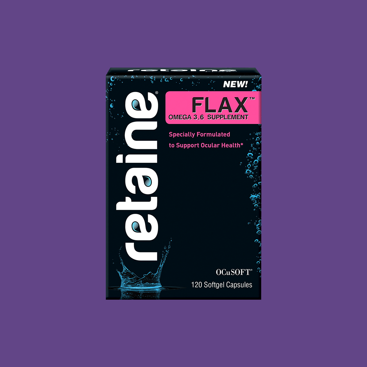 Retaine Flax Omega Dry Eye Supplement