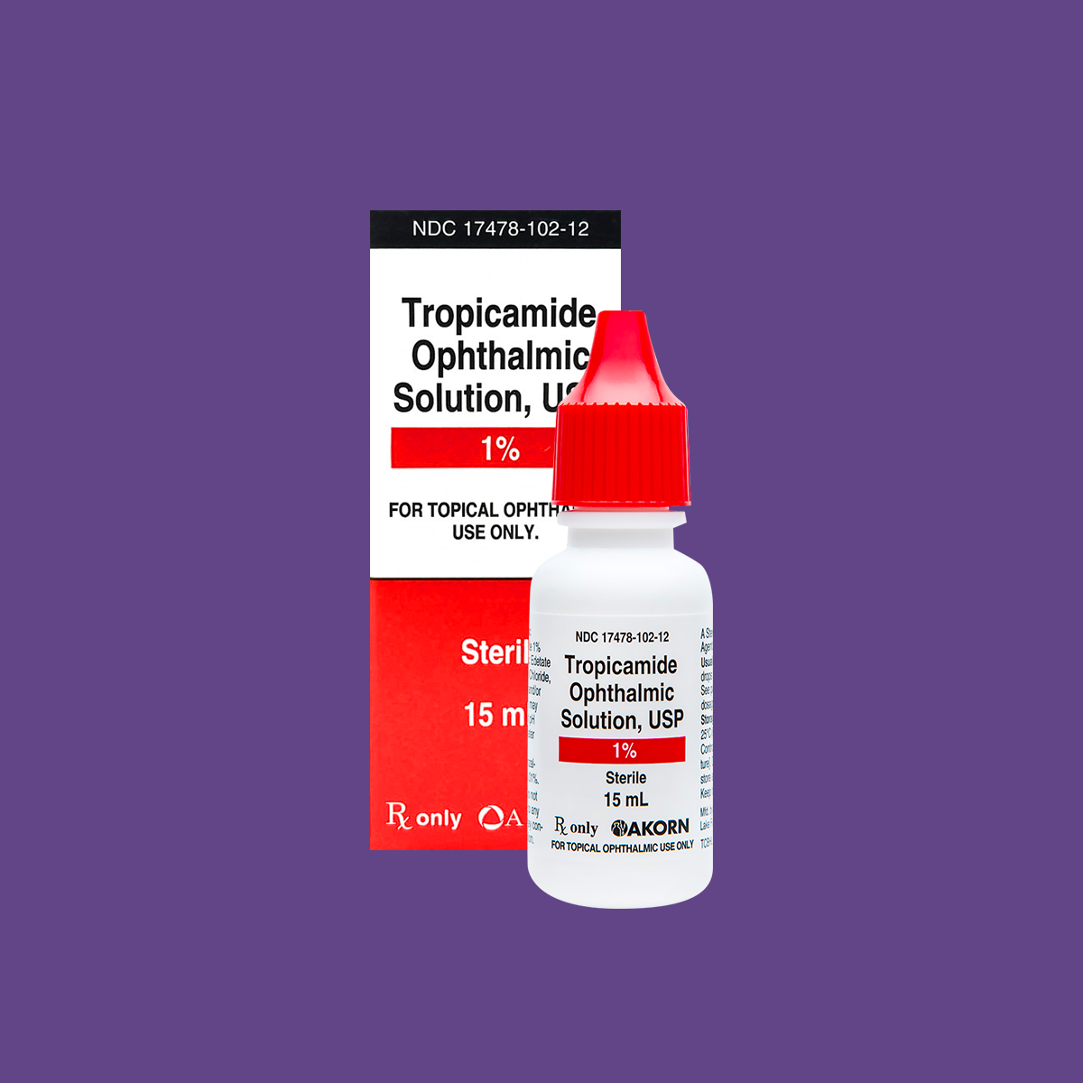 Tropicamide Ophthalmic Solution 1% (15mL Bottle)