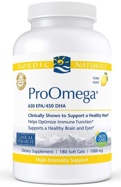 Nordic Naturals ProOmega, Lemon Flavor, Omega Supplement (3 Sizes)