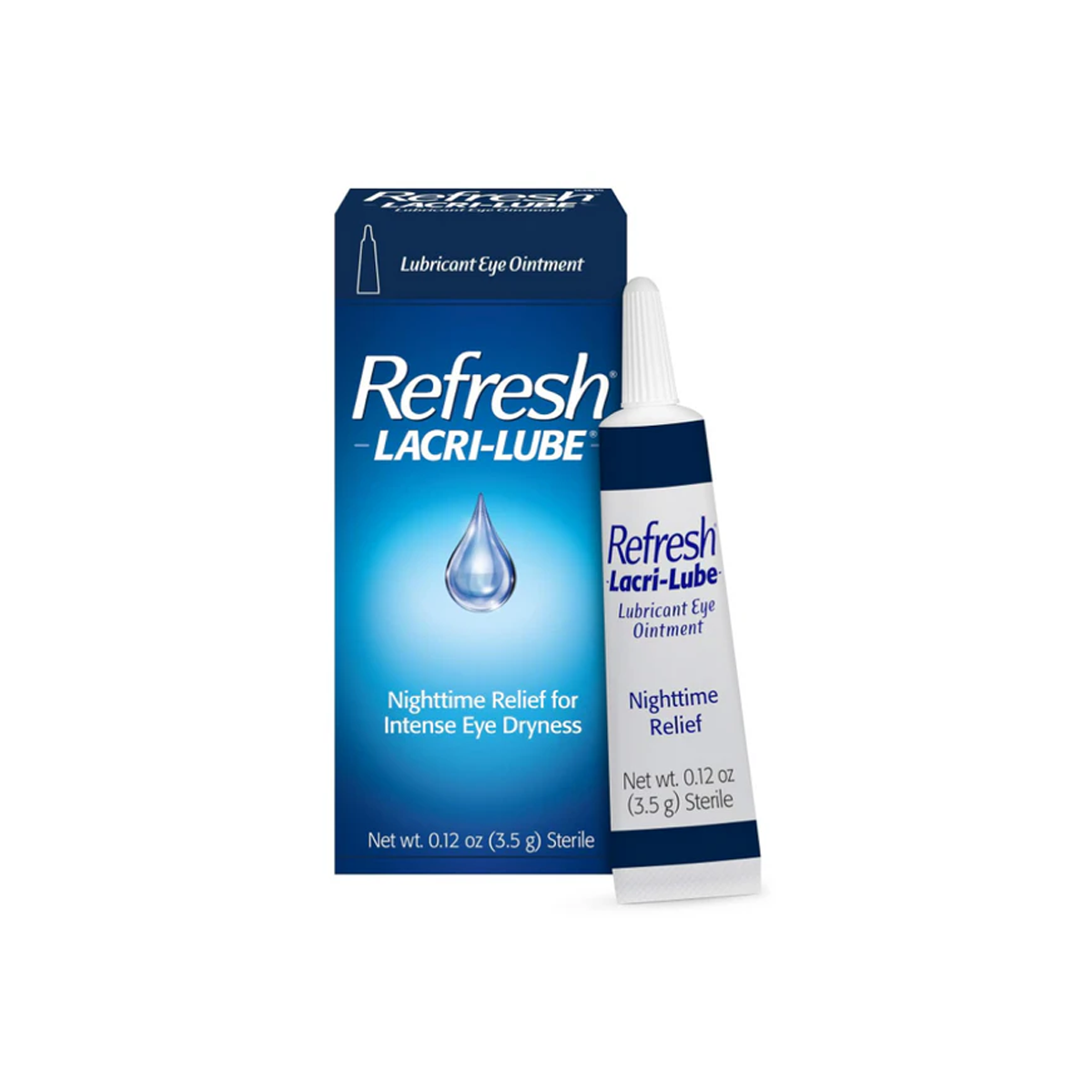 Refresh Lacri-Lube Lubricant Eye Ointment for Nighttime dryness (3,5g Tube)