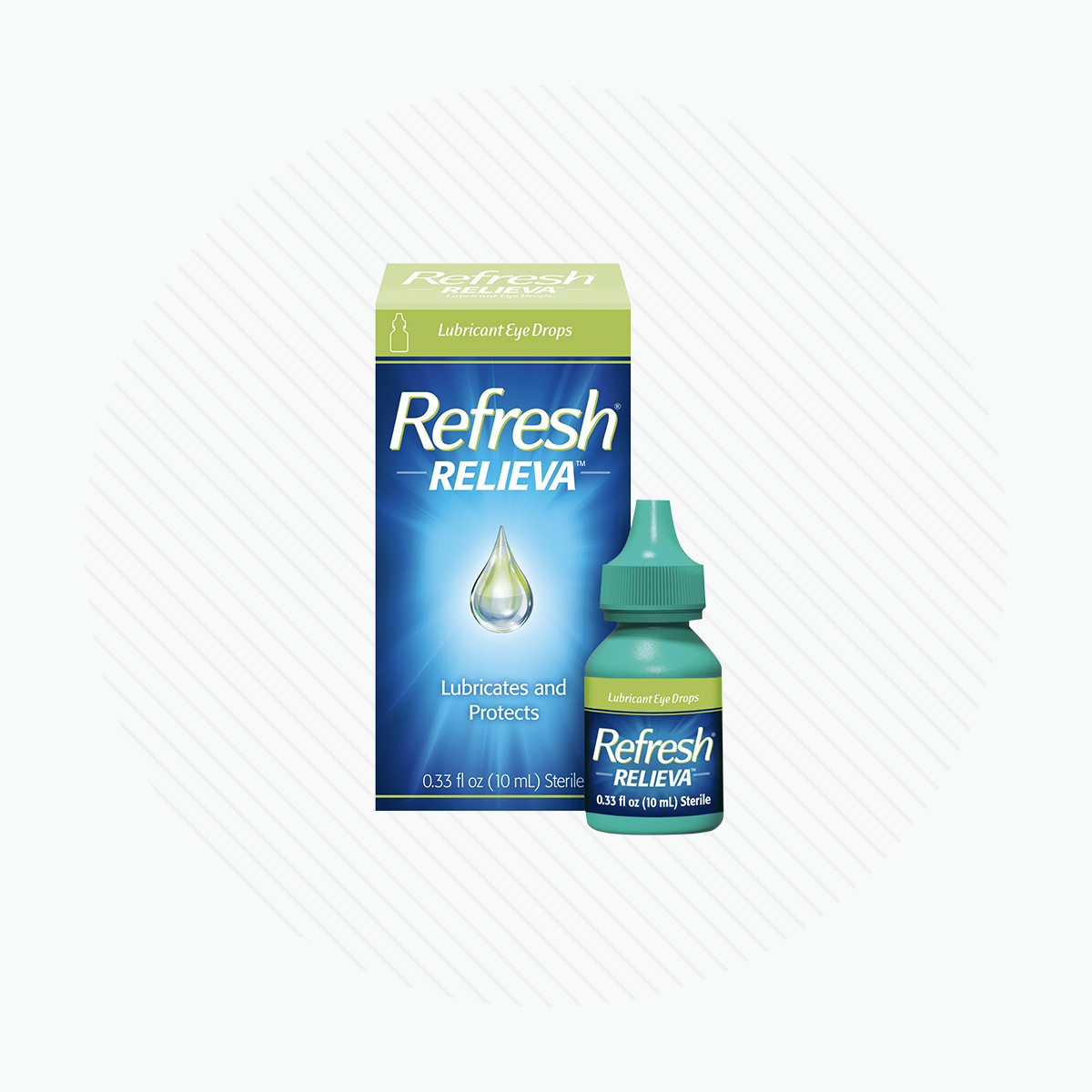 Refresh Relieva Eye Drops to relieve discomfort due to dry, irritated eyes (10mL)